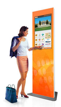 information kiosk friendlyway welcome 40